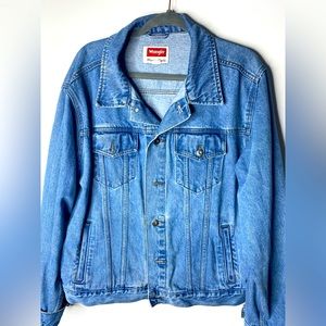 Mens Wrangler Thick Denim Jacket